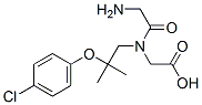 CAS#: 60794-10-7， N-(N-(2-(4-Chlorophenoxy)-2-methyl-1-oxopropyl)glycyl)-Glycine