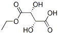 structure of CAS# 608-89-9, Ethyl Hydrogen [R-(R*,R*)]-Tartrate;4-Ethoxy-2,3-Dihydroxy-4-Oxo-Butanoic Acid;4-Ethoxy-2,3-Dihydroxy-4-Keto-Butyric Acid;Butanedioic Acid, 2,3-Dihydroxy- (2R,3R)-, Monoethyl Ester