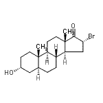 CAS#: 60802-13-3， (3alpha,5alpha,16alpha)-16-Bromo-3-Hydroxyandrostan-17-One