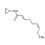 CAS#: 608514-55-2， (2E,6Z)-N-Cyclopropyl-2,6-nonadienamide
