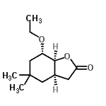 CAS#: 608529-29-9， (3aR,7S,7aS)-7-Ethoxy-5,5-dimethylhexahydro-1-benzofuran-2(3H)-one