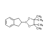 structure of CAS# 608534-44-7, 2-(2,3-Dihydro-1H-inden-2-yl)-4,4,5,5-tetramethyl-1,3,2-dioxaborolane;2-indan-2-yl-4,4,5,5-tetramethyl-1,3,2-dioxaborolane;2-Indanylboronic acid pinacol ester