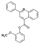 CAS#: 60883-69-4， 2-Methoxyphenyl 2-Phenyl-4-Quinolinecarboxylate