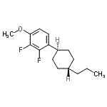 CAS#: 609779-51-3， 2,3-difluoro-1-methoxy-4-(4-propylcyclohexyl)benzene