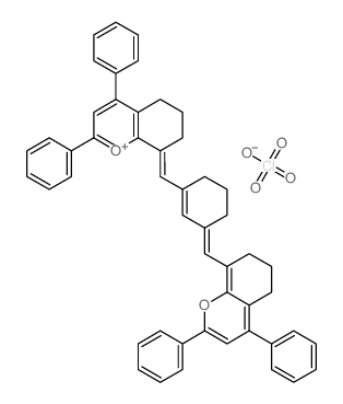 CAS#: 61010-01-3， 8-[(E)-[3-[(E)-(2,4-Diphenyl-6,7-dihydro-5H-chromen-1-ium-8-ylidene)methyl]cyclohex-2-en-1-ylidene]methyl]-2,4-diphenyl-6,7-dihydro-5H-chromene perchlorate