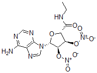CAS#: 61014-07-1， 2',3'-Di-O-Nitro-(5'-N-Ethylcarboxamido)Adenosine