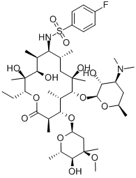 CAS#: 61066-20-4， (9S)-9-Deoxo-9-[[(4-Fluorophenyl)Sulfonyl]Amino]Erythromycin