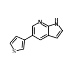 CAS#: 611205-10-8， 5-(3-Thienyl)-1H-pyrrolo[2,3-b]pyridine