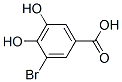 structure of CAS# 61203-46-1, 3-Bromo-4,5-Dihydroxybenzoic Acid;3-Bromo-4,5-Dihydroxy-Benzoic Acid;1-10-00-00192 (Beilstein Handbook Reference);5-Bromo-3,4-Dihydroxybenzoic Acid