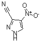 structure of CAS# 61241-07-4, 4-Nitro-1H-Pyrazole-3-Carbonitrile;Zinc01509701;Nsc360638;Zero/008396