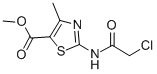 structure of CAS# 6125-36-6, 2-[(2-Chloroacetyl)Amino]-4-Methyl-5-Thiazolecarboxylicacid Methyl Ester;4-Fluoro-N-(2-Methyl-3-Nitro-Phenyl)Benzenesulfonamide;Bim-0017936.P001;St5259704