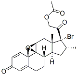 CAS#: 61339-41-1， 17-Bromo-9beta,11beta-Epoxy-21-Hydroxy-16alpha-Methylpregna-1,4-Diene-3,20-Dione 21-Acetate
