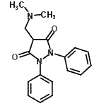 CAS#: 6136-32-9， 4-[(Dimethylamino)Methyl]-1,2-Diphenyl-3,5-Pyrazolidinedione