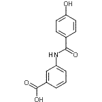 CAS#: 613653-40-0， 3-[(4-Hydroxybenzoyl)amino]benzoic acid