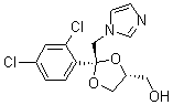 CAS#: 61397-58-8， 2-(2,4-Dichlorophenyl)-2-(1H-Imidazol-1-Ylmethyl)-(2R,4S)-rel-1,3-Dioxolane-4-Methanol