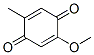 structure of CAS# 614-13-1, 2-Methoxy-5-Methyl-1,4-Benzoquinone;2-Methoxy-5-Methyl-1,4-Benzoquinone;2-Methoxy-5-Methyl-P-Benzoquinone;2-Methoxy-5-Methyl-Cyclohexa-2,5-Diene-1,4-Dione