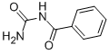 structure of CAS# 614-22-2, Benzoylurea;N-Aminocarbonylbenzamide;Chebi:39416;N-(Aminocarbonyl)Benzamide