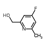 CAS#: 614752-49-7， (4-Fluoro-6-methyl-2-pyridinyl)methanol