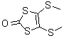 structure of CAS# 61485-46-9, 4,5-Bis(methylthio)-1,3-dithiol-2-one;4,5-BIS -1,3-DITHIOL-2-ONE;4,5-Bis(methylthio)-1,3-dithiol-2-one;4,5-bis(methylthio)-1,3-dithiole-2-one