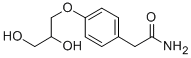 structure of CAS# 61698-76-8, 2-[4-(2,3-Dihydroxypropoxy)Phenyl]Acetamide;2-(4-Glyceryloxyphenyl)Acetamide;2-[4-(2,3-Dihydroxypropoxy)Phenyl]Ethanamide;Benzeneacetamide, 4-(2,3-Dihydroxypropoxy)-