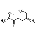 CAS#: 61784-28-9， N,N-Dimethyl-4-Methylenehexanethioamide