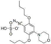 CAS 登录号：61813-49-8， 2,5-二丁氧基-4-(吗啉-4-基)偶氮苯硫酸氢盐