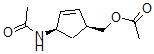 CAS 登录号：61865-50-7， rel-N-[(1R,4S)-4-[(乙酰氧基)甲基]-2-环戊烯-1-基]-乙酰胺