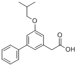 CAS 登录号：61888-58-2， 5-异丁氧基-3-联苯乙酸