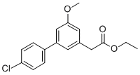 CAS#: 61888-71-9， 4'-Chloro-5-Methoxy-3-Biphenylacetic Acid, Ethyl Ester