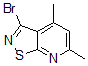 CAS#: 61889-26-7， 3-Bromo-4,6-Dimethyl-Isothiazolo[5,4-b]Pyridine