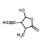 CAS#: 61892-46-4， 4-Ethynyl-5-Hydroxy-3-Methyldihydro-2(3H)-Furanone