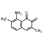 CAS#: 61903-52-4， 8-Amino-3,7-Dimethyl-1,2-Naphthalenedione