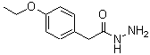 结构式 CAS# 61904-55-0, 2-(4-乙氧基苯基)乙酰肼