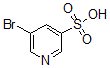 结构式 CAS# 62009-34-1, 5-溴吡啶-3-磺酸