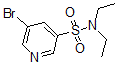 结构式 CAS# 62009-37-4, 5-溴-N,N-二乙基-3-吡啶磺酰胺