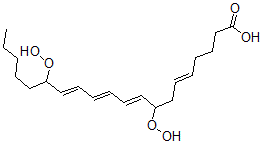 CAS#: 62054-47-1， 8,15-Bis(hydroperoxy)-5,9,11,13-Eicosatetraenoic acid