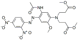 CAS#: 62072-81-5， Methyl N-[5-(Acetylamino)-4-[(2,4-Dinitrophenyl)Azo]-2-Methoxyphenyl]-N-(3-Methoxy-3-Oxopropyl)-beta-Alaninate