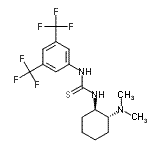 结构式 CAS# 620960-26-1, 1-[3,5-二(三氟甲基)苯基]-3-[(1R,2R)-2-(二甲基氨基)环己基]硫脲