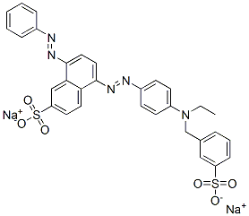 CAS#: 62133-79-3， Disodium 5-[[4-[Ethyl[(3-Sulphonatophenyl)Methyl]Amino]Phenyl]Azo]-8-(Phenylazo)Naphthalene-2-Sulphonate