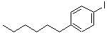 结构式 CAS# 62150-34-9, 1-己基-4-碘苯