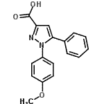CAS#: 62160-80-9， 1-(4-Methoxyphenyl)-5-Phenyl-1H-Pyrazole-3-Carboxylic Acid
