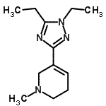 CAS#: 622403-91-2， 5-(1,5-Diethyl-1H-1,2,4-triazol-3-yl)-1-methyl-1,2,3,6-tetrahydropyridine