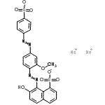 CAS#: 6226-77-3， Disodium 7-Hydroxy-8-({2-Methoxy-4-[(4-Sulfonatophenyl)Diazenyl]Phenyl}Diazenyl)-1-Naphthalenesulfonate