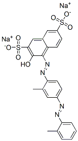 CAS#: 6226-80-8， Disodium 3-Hydroxy-4-[[2-Methyl-4-[(o-Tolyl)Azo]Phenyl]Azo]Naphthalene-2,7-Disulphonate