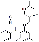 CAS#: 62261-89-6， 2-(2-Hydroxy-3-Isopropylaminopropoxy)-4,6-Dimethylbenzophenone Hydrochloride
