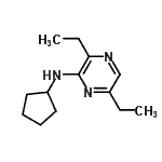 CAS 登录号：622835-15-8， N-环戊基-3,6-二乙基-2-吡嗪胺