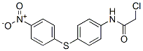 structure of CAS# 62292-40-4, 2-Chloro-N-[4-[(4-Nitrophenyl)Thio]Phenyl]Acetamide;2-Chloro-N-[4-[(4-Nitrophenyl)Thio]Phenyl]Acetamide;2-Chloro-N-[4-(4-Nitrophenyl)Sulfanylphenyl]Ethanamide;(Chloracetamido-4' Phenylthio)-4 Nitrobenzene [French]