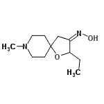 CAS#: 623168-33-2， (3Z)-2-Ethyl-N-hydroxy-8-methyl-1-oxa-8-azaspiro[4.5]decan-3-imine