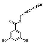 CAS#: 623176-87-4， 2,4-Pentadiyn-1-yl 3,5-dihydroxybenzoate