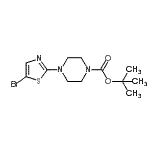 CAS#: 623588-36-3， 2-Methyl-2-propanyl 4-(5-bromo-1,3-thiazol-2-yl)-1-piperazinecarboxylate
